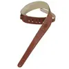 Levy's MSS60SG-BRN - Sangle cuir pleine fleur motif surpiqué - Brown