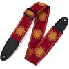 Levys 5 CM Polypropylene & Cuir Motifs Soleil Rouge Sangles et courroies