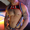 Harnais RETRO REMIX Rouge XXL/XXXL