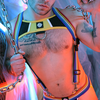 Harnais RETRO REMIX Jaune S/M