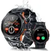 Montre Connectée OUKITEL BT10, 1.43  Smartwatch avec Appels Bluetooth, Étanche 5ATM & IP68 avec Moniteur Cardiaque pour Android iOS