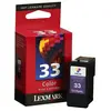 Lexmark Cartouche d'encre d'origine 33 1 x couleur (cyan, magenta, jaune) 362291