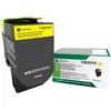 Lexmark X317 - jaune - original - cartouche de toner - LCCP, LRP