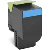 Lexmark 80C2XC0 Cartouche de toner compatible avec Imprimante, Cyan Bleu