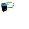 802CE - Cyan - original - cartouche de toner LCCP, LRP, Entreprise Lexmark - pour Lexmark CX310dn, CX310n, CX410de, CX410dte, CX410e, CX510de,