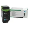 Lexmark - cyan - original - cartouche de toner - LCCP, LRP