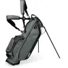 Sunday Golf Ryder Sac de Golf léger avec Fermeture éclair étanche, 7 Poches spacieuses, Porte-Gants Velcro et Capuche de Pluie. Sac de Golf idéal pour jusqu'à 14 Clubs, Vert Nuit