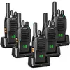 Retevis H777H Talkie Walkie Professionnel, Longue Portée Affichage Caché LED, Lisibilité, Alarme d'urgence, VOX, Type-C (5 Pièces)