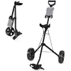 COSTWAY Chariot de Golf 2 Roues Pliable en EVA avec Emplacements pour ...