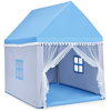 COSTWAY Tente pour 4 Enfants, Cabane de Jeu Intérieure/Etérieure avec ...