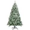 Giantex Arbre de Noël Artificiel Enneigé 180CM avec 928 Branches Aigui...
