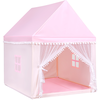 COSTWAY Tente pour 4 Enfants, Cabane de Jeu Intérieure/Etérieure avec ...