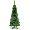 Sapin de Noël LED Artificiel 135 cm COSTWAY-150 Lumières Blanc Chaud-2...