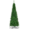 Giantex arbre de noël artificiel led 200cm avec 250 lumières sapin artificiel avec 708 branches, et support métallique pliable