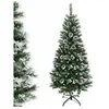 Costway COSTWAY Sapin de Noël Artificiel 180cm avec Flocons de Neige a...