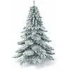 Giantex Sapin de noël artificiel enneigé avec 657 branches vertes 180cm