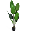 COSTWAY Plante Artificiel Bananier Avec Pot 160CM, Décoration Intérieu...