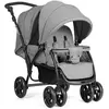 DREAMADE Poussette Double Confortable Compacte Poussette Pliable pour ...