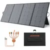 MHPOWOS Panneau Solaire Portable 400W 31V Panneau Solaire Monocristall...