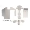 Armure de Châssis Arrière Avant en Acier Inoxydable pour Voiture RC Tr...