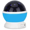 Veilleuse-projecteur Rotative LED Ciel Etoilé Bleu