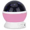 Veilleuse-projecteur Rotative LED Ciel Etoilé Rose