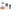 2 en 1 Sablier+Veilleuse 15 Minutes Minuterie de Sable 7 couleurs LED ...