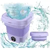 BIGILANTUH Machine à Laver Portable-machine à laver-8L-10W-Violet-3 Mo...