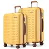 Set de 2 Valises de Voyage 65+75cm Bagage en ABS+PC Valise Rigide Trol...
