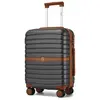 Kono Valise Cabine Taille 55x40x20cm Rigide ABS+PC Valise de Voyage à ...