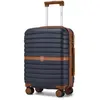 Valise Cabine Taille 55x40x20cm Rigide Légère ABS+PC Valise de Voyage ...