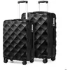 Set de 2 Valises de Voyage Rigide Bagage Cabine à Main (53+61cm) Ultra...
