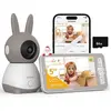 IEGEEK 2K/5" Babyphone Caméra Bebe,PTZ 360° Vidéo connecté Smartphone,...