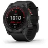 Garmin Montre connectée mixte f?nix 7X 010-02541-01 - Bracelet Silicone Noir 