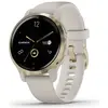 Garmin Venu 2S 40 mm or avec bracelet en silicone beige [Wi-Fi]