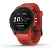 Garmin Forerunner 745 rouge et bracelet en silicone rouge magma