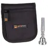 Pro Tec A220ZIP Lot de 2 pochettes en nylon pour embouchure de trompette ProTec avec fermeture éclair Noir