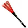 Vic Firth Balai de Jazz, Poils Escamotables Rouges, Manche en Plastique