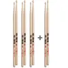 Vic Firth P5B.3-P5B.1 - Paire de Baguettes Pack 3x5B + 1x5B offerte
