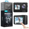 Caméra de Sport étanche WiFi Brave 7 4K30FPS 20MP avec écran tactile I...