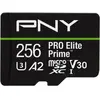 PNY Pro Elite Prime  Carte mémoire Flash microSDXC C10 U3 V30 A2 256 G...