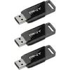 Clé USB - PNY - Attaché X USB 3.2 Gen1 Type A - 128Go (Pack de 3) P-FD...