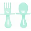Set de 2 couverts d'apprentissage ergonomiques Vert menthe - GRABEASE