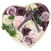 BIGILANTUH Coffret Cadeau Fleur de Savon Rose-Saint Valentin, Noël, ca...