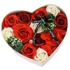 BIGILANTUH Coffret Cadeau Fleur de Savon Rose-Saint Valentin, Noël, ca...
