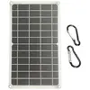 HOMYL Chargeur solaire 10W 5V étanche portable banque d'alimentation solaire panneau solaire extérieur chargeurs de téléphone caméra