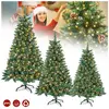 LILIIN Sapin de Noël 1,8m - Arbre Auto avec Pointes Blanches Lumineuse...