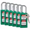 Brady, Cadenas, Serrure de sécurité standard à arceau en acier, vert, ...