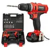 Perceuse-visseuse sans fil TEENO 21V - 2 batteries Lithium-Ion - 2 vit...