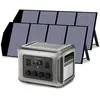 Générateur solaire 2500W ALLPOWERS  centrale électrique portable 2016Wh batterie LFP avec panneau solaire pliable 2X 140W